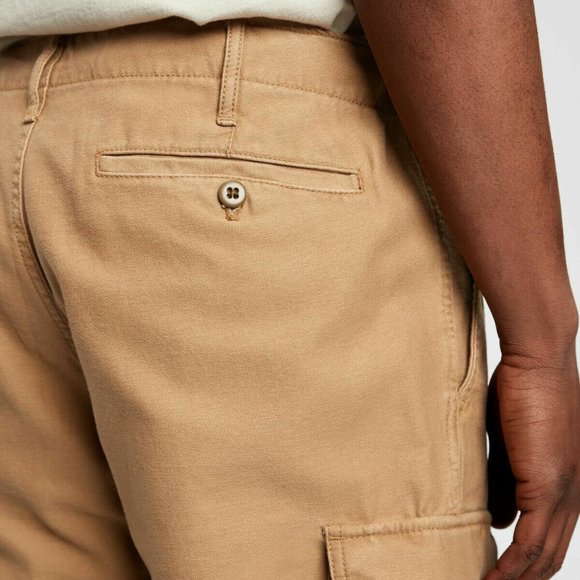 Gap Mens Light Brown Slim Tapered Fit Cargo Pants 38x32 - Picture 4 of 6